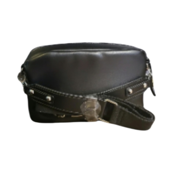 Primark Black Quilted Crossbody Camera Bag - Picture 2 of 6